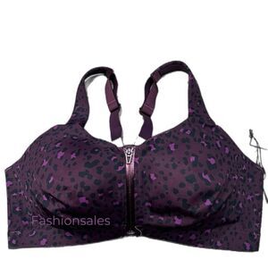 Victoria’s Secret knockout Maximum Support Front Close Sports Bra Deep purple
